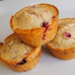 Muffins cranberries et HE gÃ©ranium