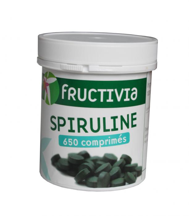 spiruline 650 comprimÃ©s - Fructivia (algues)