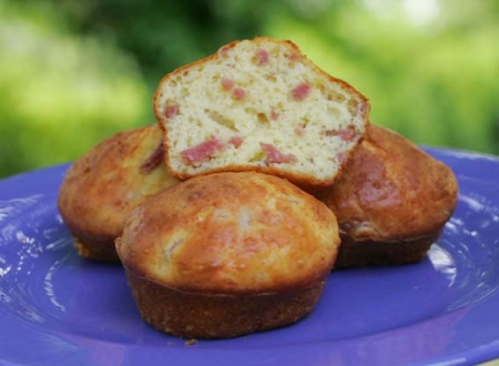 Muffin jambon parmesan