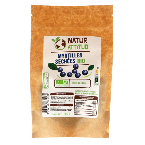 Myrtilles (Blueberry) séchées Bio - 100 g