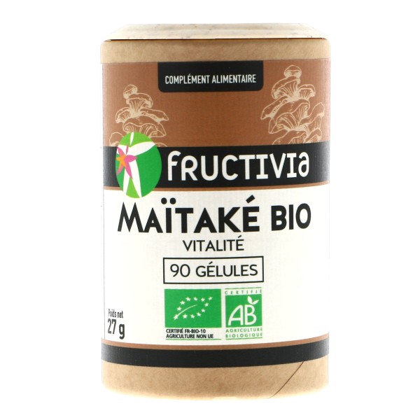 Maïtaké bio - Grifola frondosa - Pilulier de 90 gélules