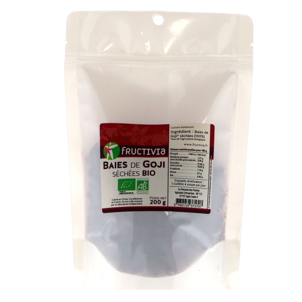 BAIES DE GOJI SECHEES BIO* 200 G 