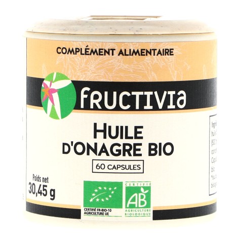 Huile d\'ONAGRE BIO 60 capsules