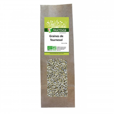 Graines de tournesol décortiquées bio* 500g