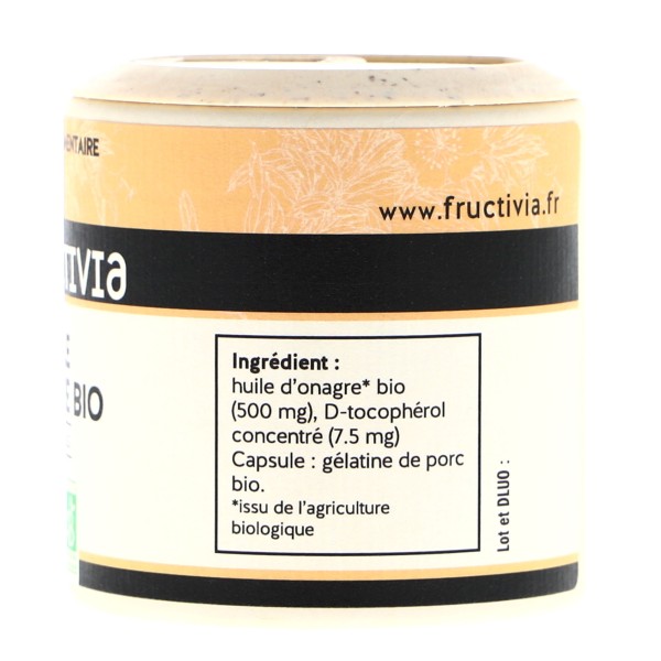 Huile d\'ONAGRE BIO 60 capsules