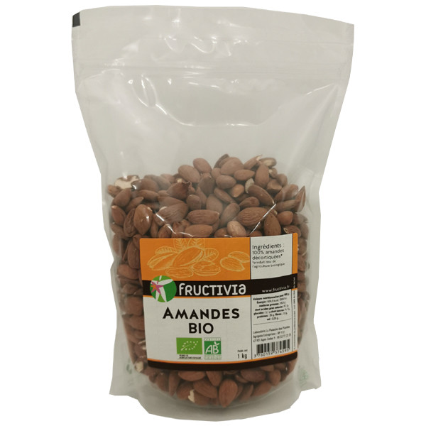Amandes decortiquees bio* 1kg