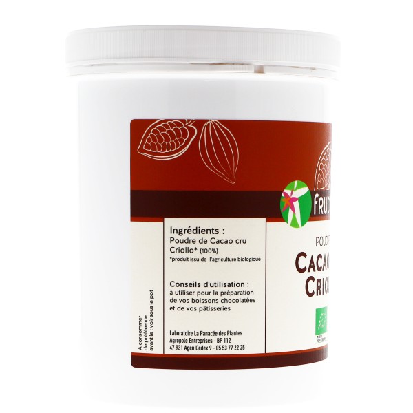 Poudre de Cacao crue Criollo Bio 500g