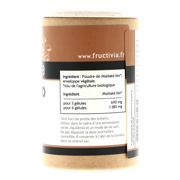 Maïtaké bio - Grifola frondosa - Pilulier de 90 gélules