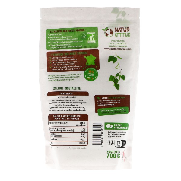 Xylitol en poudre - 700 g