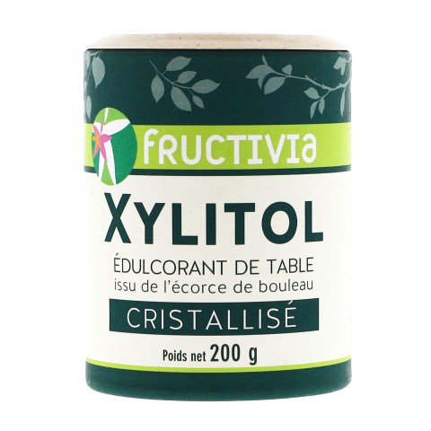 Xylitol, sucre naturel cristallisé - Pot de 200g