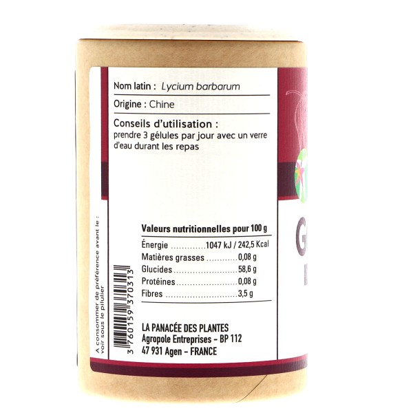 Goji Bio 180 gélules 375mg