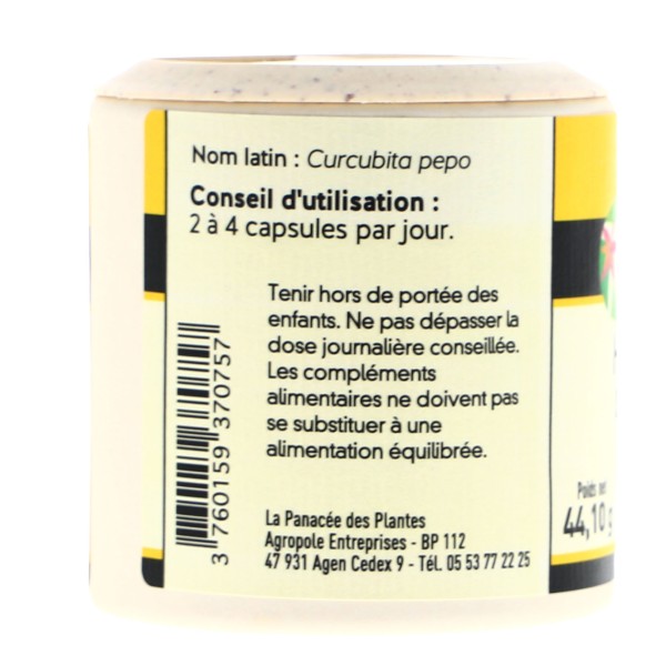 Huile de pépins de courge Bio - 60 capsules Fructivia