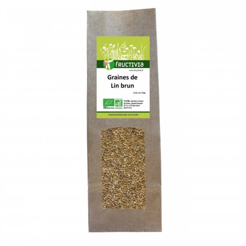 Graines de Lin brun bio* 500g