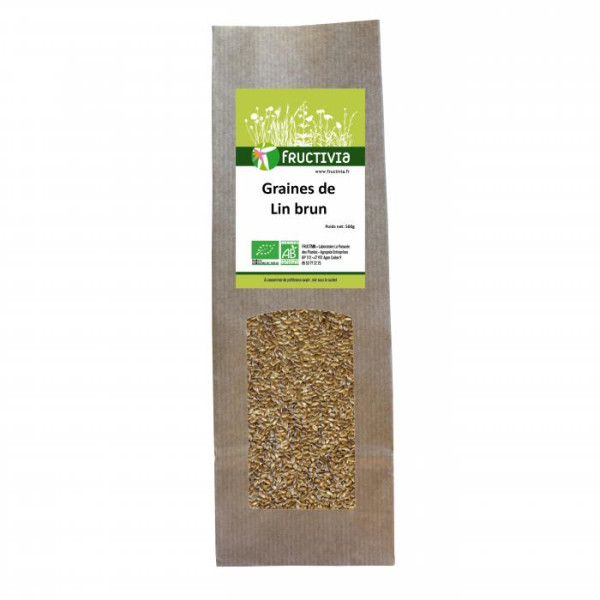 Graines de Lin brun bio* 500g