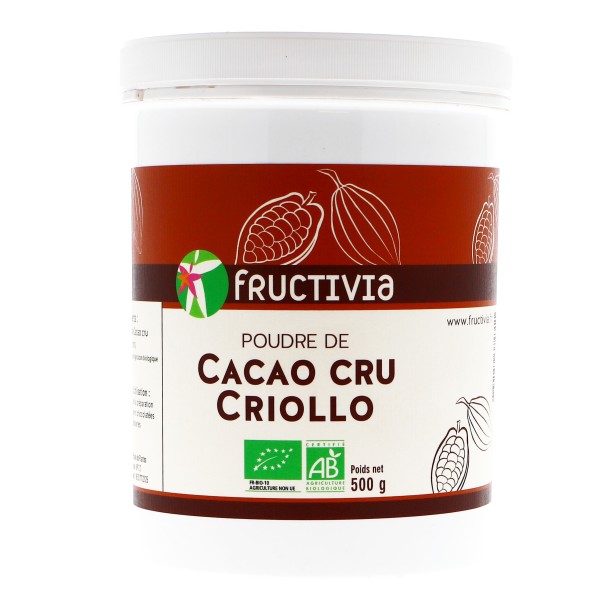 Poudre de Cacao crue Criollo Bio 500g