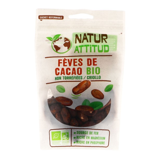 Fèves de Cacao crues Bio non torréfiées Criollo - 100 g