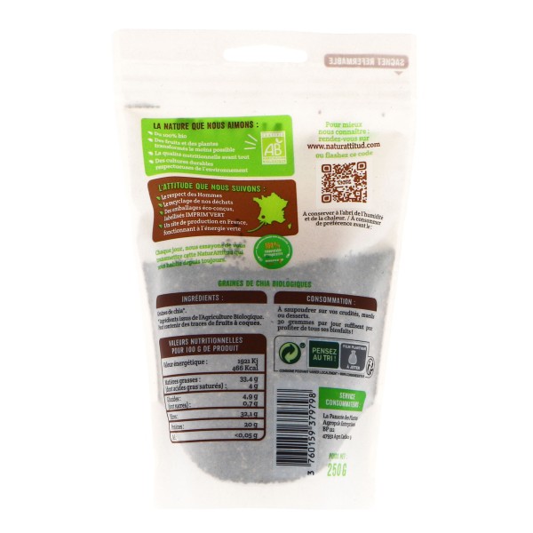 Graines de Chia Bio - 250 g