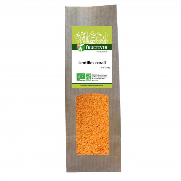 Lentilles corail bio* 700g