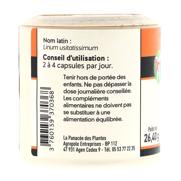 Huile de lin bio - 60 capsules