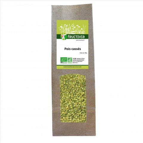 Pois cassés verts bio* 700g