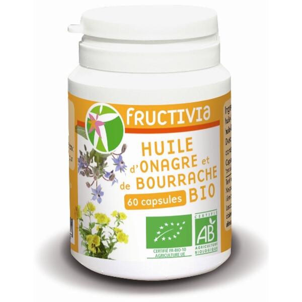 60 capsules huile onagre bourrache bio