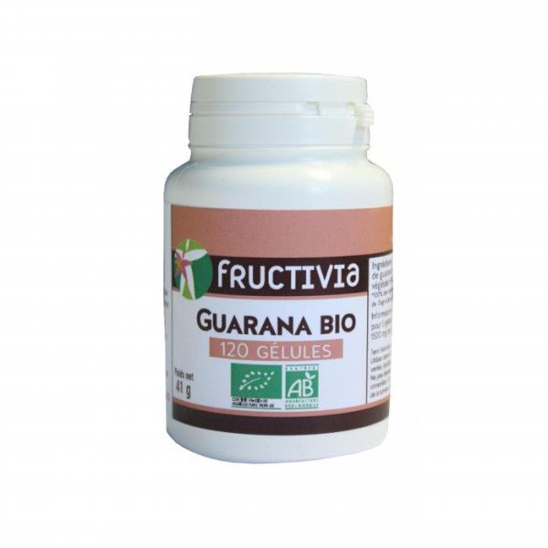 Guarana Bio - Pilulier 120 Gelules