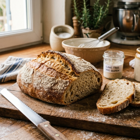 Pain frais maison sans gluten