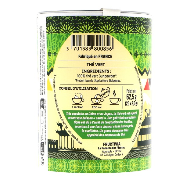 Thé Vert Bio - 25 infusettes