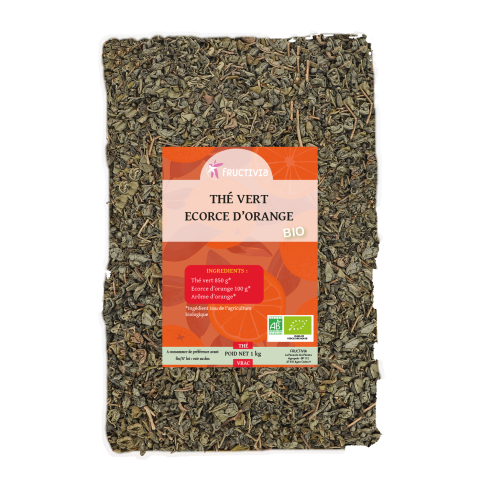 Thé vert et écorce d\'orange 