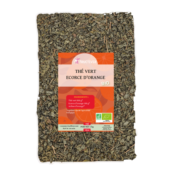 Thé vert et écorce d\'orange 