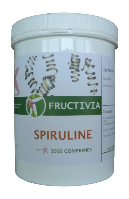 Spiruline - 3000 comprimÃ©s - fructivia