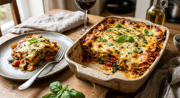 Lasagnes végétariennes au sarrasin sans gluten