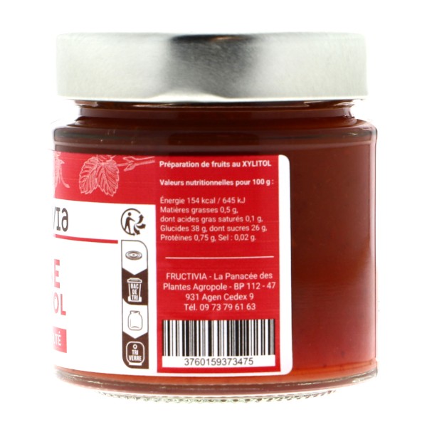 Confiture Fraise au xylitol - 200 g