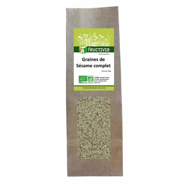 Graines de sésame complet bio* 500g
