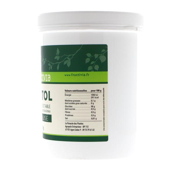 Xylitol, sucre naturel cristallise - Pot de 1 kg
